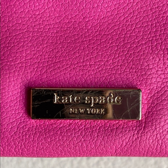 Kate Spade Pink Leather Bow Crossbody - Picture 3 of 8